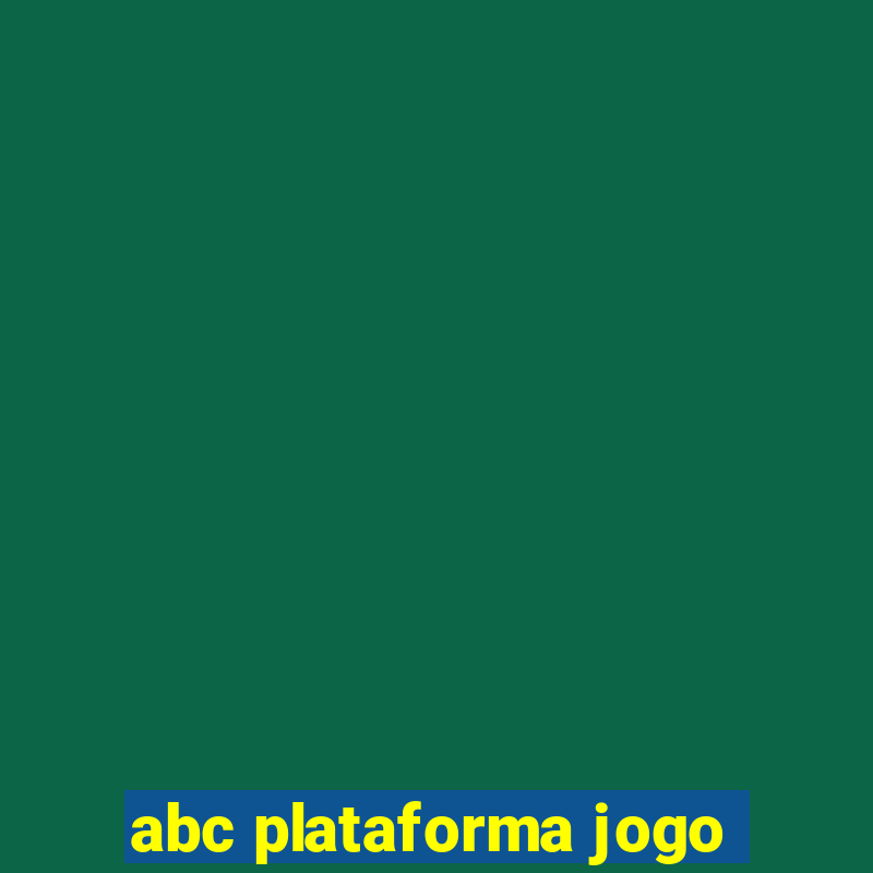 abc plataforma jogo